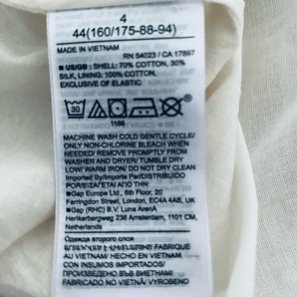 Banana Republic Isa Cotton-Silk   Geometric Maxi Dress Sz 4 - Picture 8 of 11